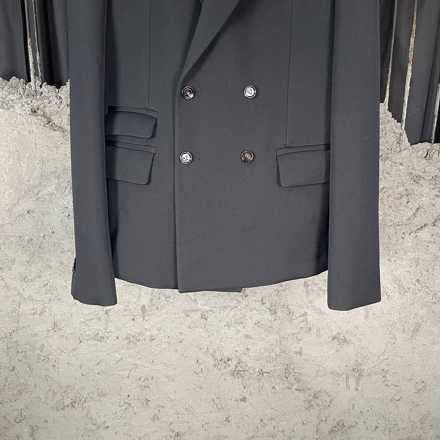 Bottega Veneta Bottega Veneta Wool Double Breasted Blazer Size 36R Size 36R - 7 Thumbnail