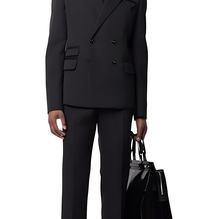 Bottega Veneta Bottega Veneta Wool Double Breasted Blazer Size 36R Size 36R - 12 Thumbnail
