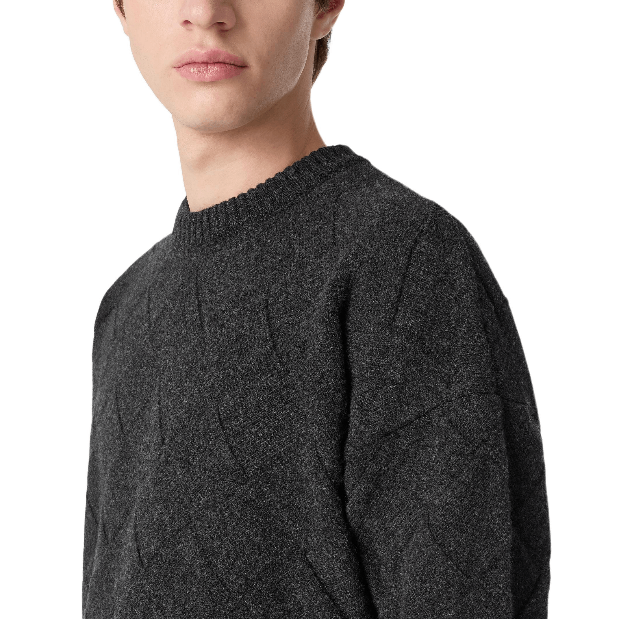 Bottega Veneta Bottega Veneta Diamond Knit Sweater Size L Size US L / EU 52-54 / 3 - 16 Thumbnail