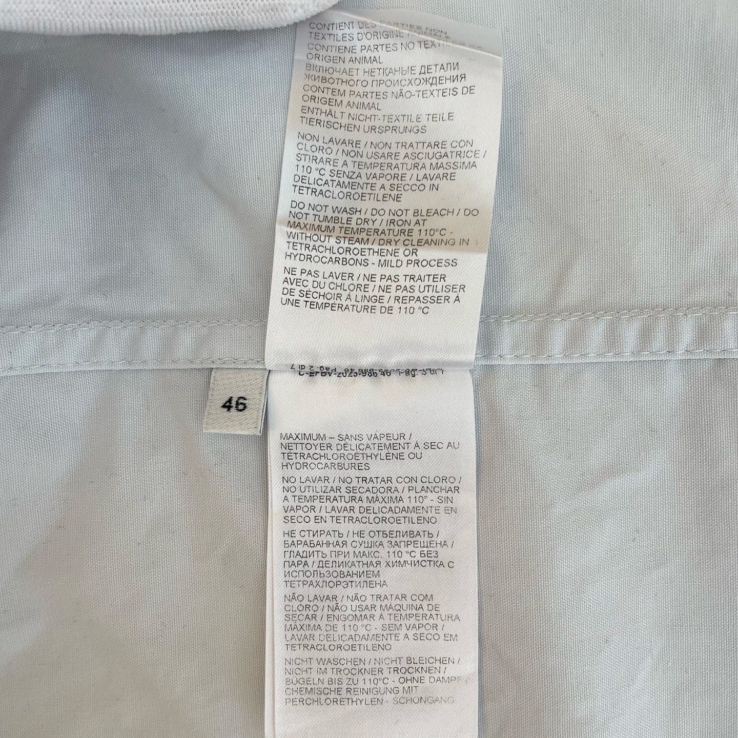 Bottega Veneta Bottega Veneta White Cotton Short Sleeve Shirt Size 46 Size US S / EU 44-46 / 1 - 5 Thumbnail