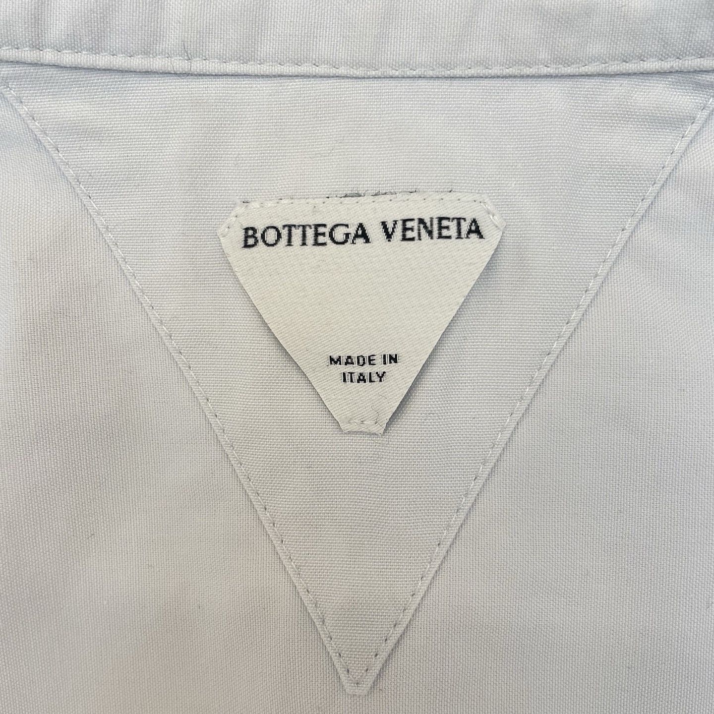 Bottega Veneta Bottega Veneta White Cotton Short Sleeve Shirt Size 46 Size US S / EU 44-46 / 1 - 3 Thumbnail