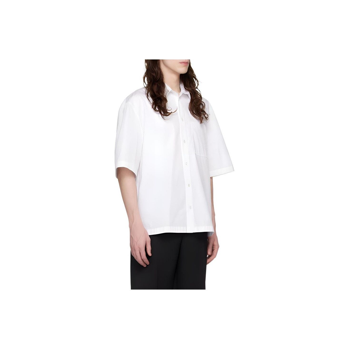 Bottega Veneta Bottega Veneta White Cotton Short Sleeve Shirt Size 46 Size US S / EU 44-46 / 1 - 10 Thumbnail