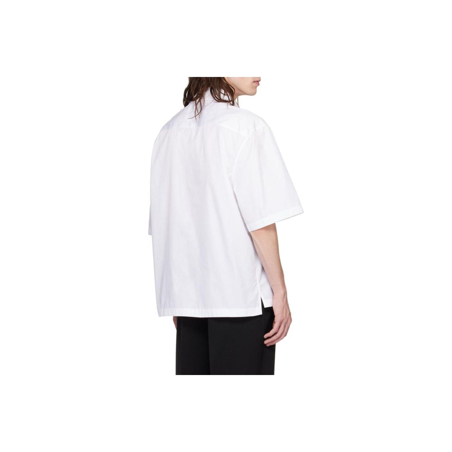 Bottega Veneta Bottega Veneta White Cotton Short Sleeve Shirt Size 46 Size US S / EU 44-46 / 1 - 11 Thumbnail
