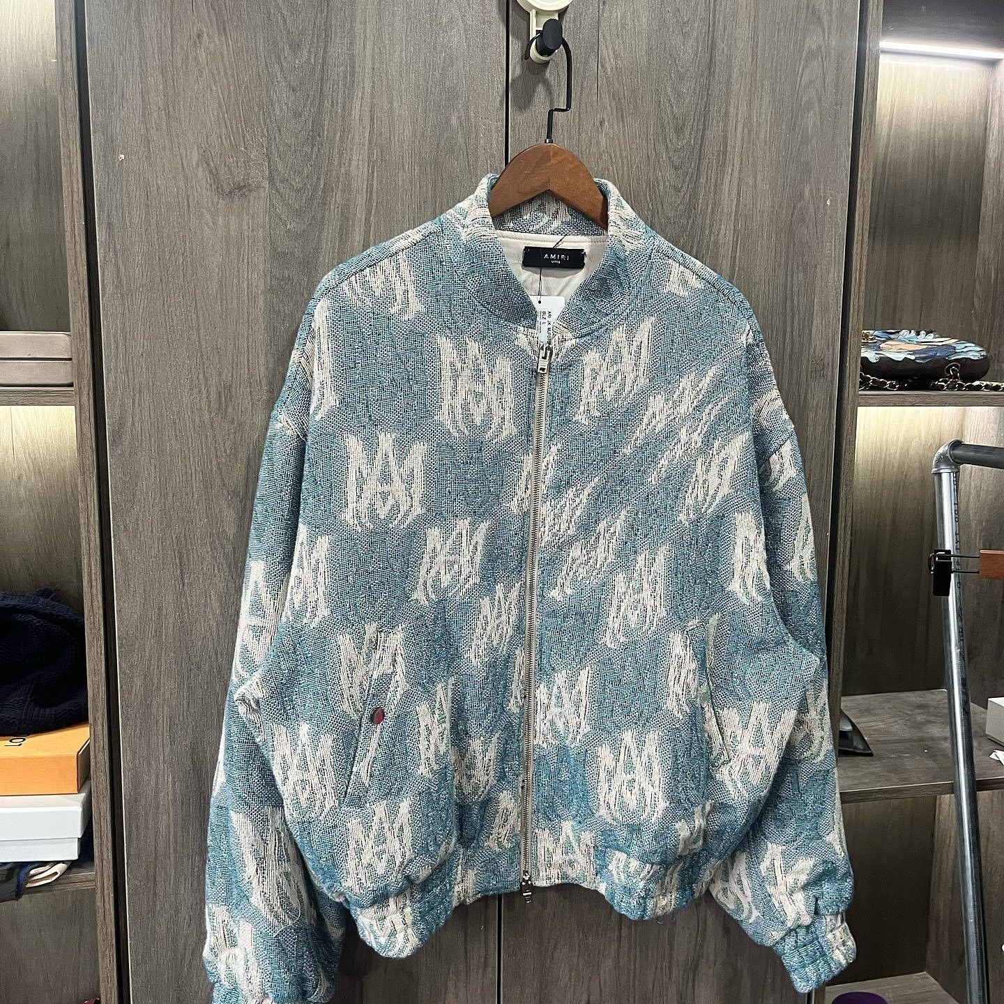 Amiri AMIRI Monogram Tapestry Bomber Jacket Size L Size US L / EU 52-54 / 3 - 6 Thumbnail