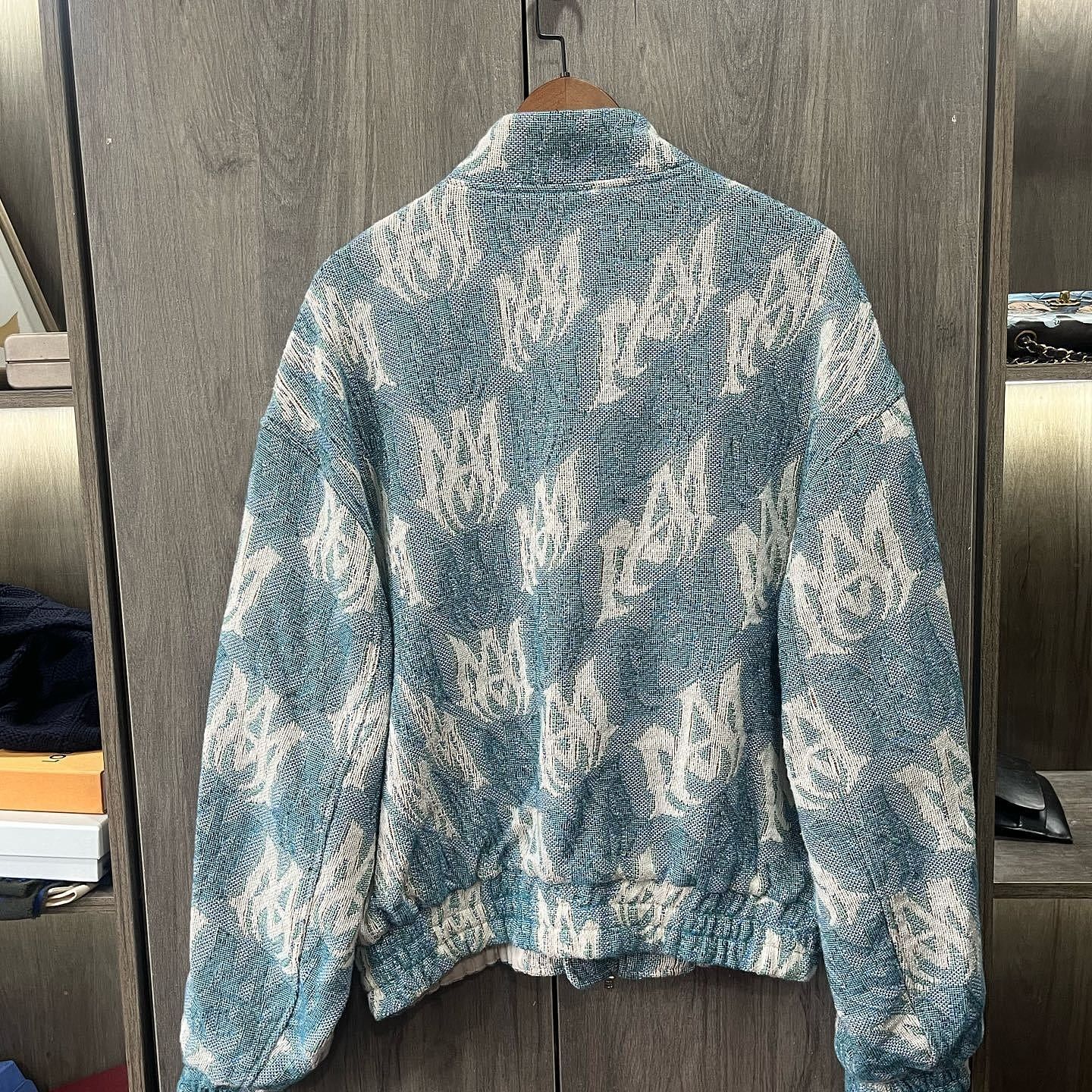 Amiri AMIRI Monogram Tapestry Bomber Jacket Size L Size US L / EU 52-54 / 3 - 2 Thumbnail