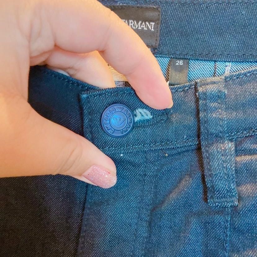 Emporio Armani Emporio Armani Blue Joggers Size 26 Size US 26 / EU 42 - 4 Thumbnail