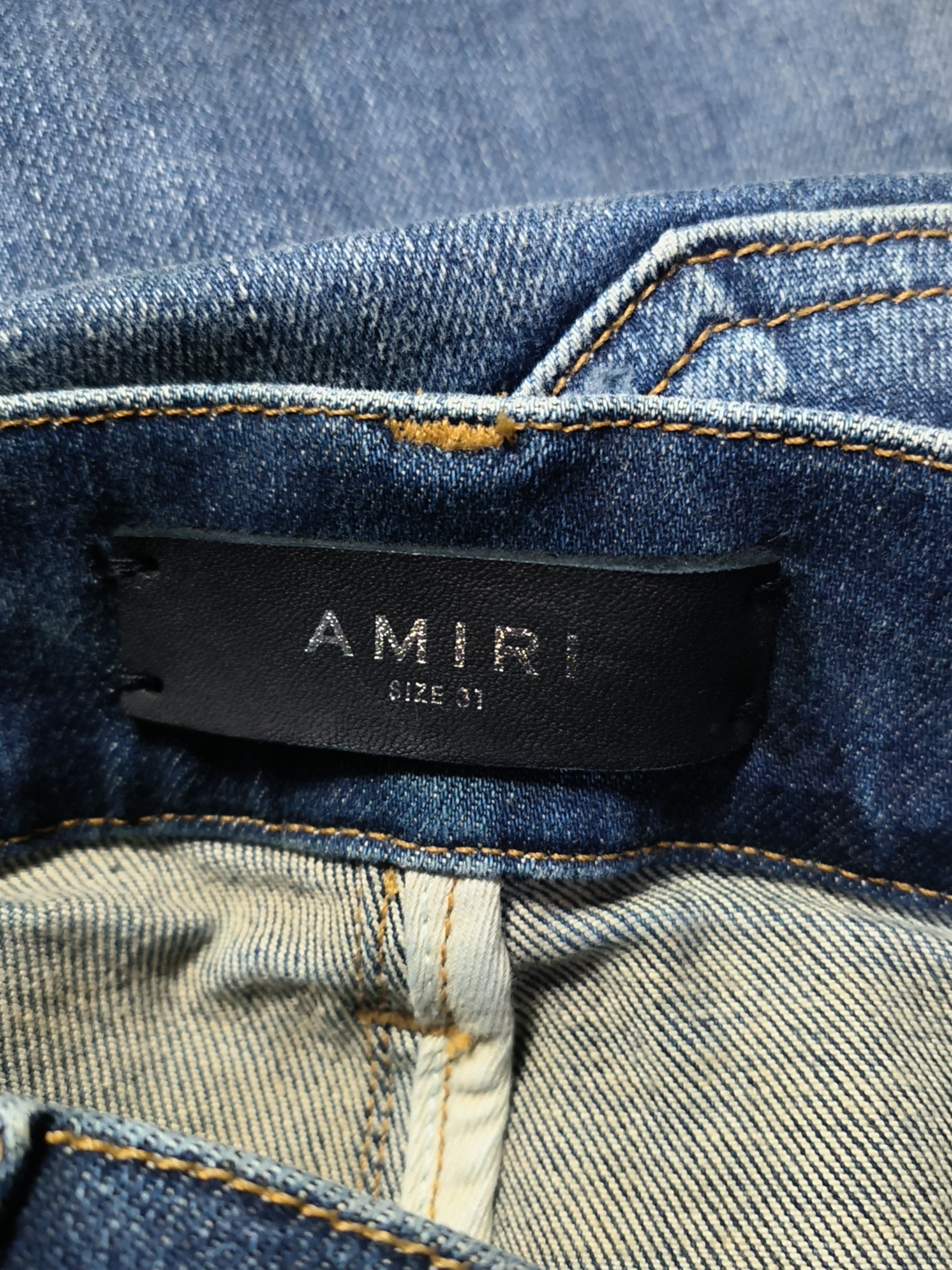 Amiri AMIRI Bandana Patch MX2 Jeans Size 31 Size US 31 - 3 Thumbnail