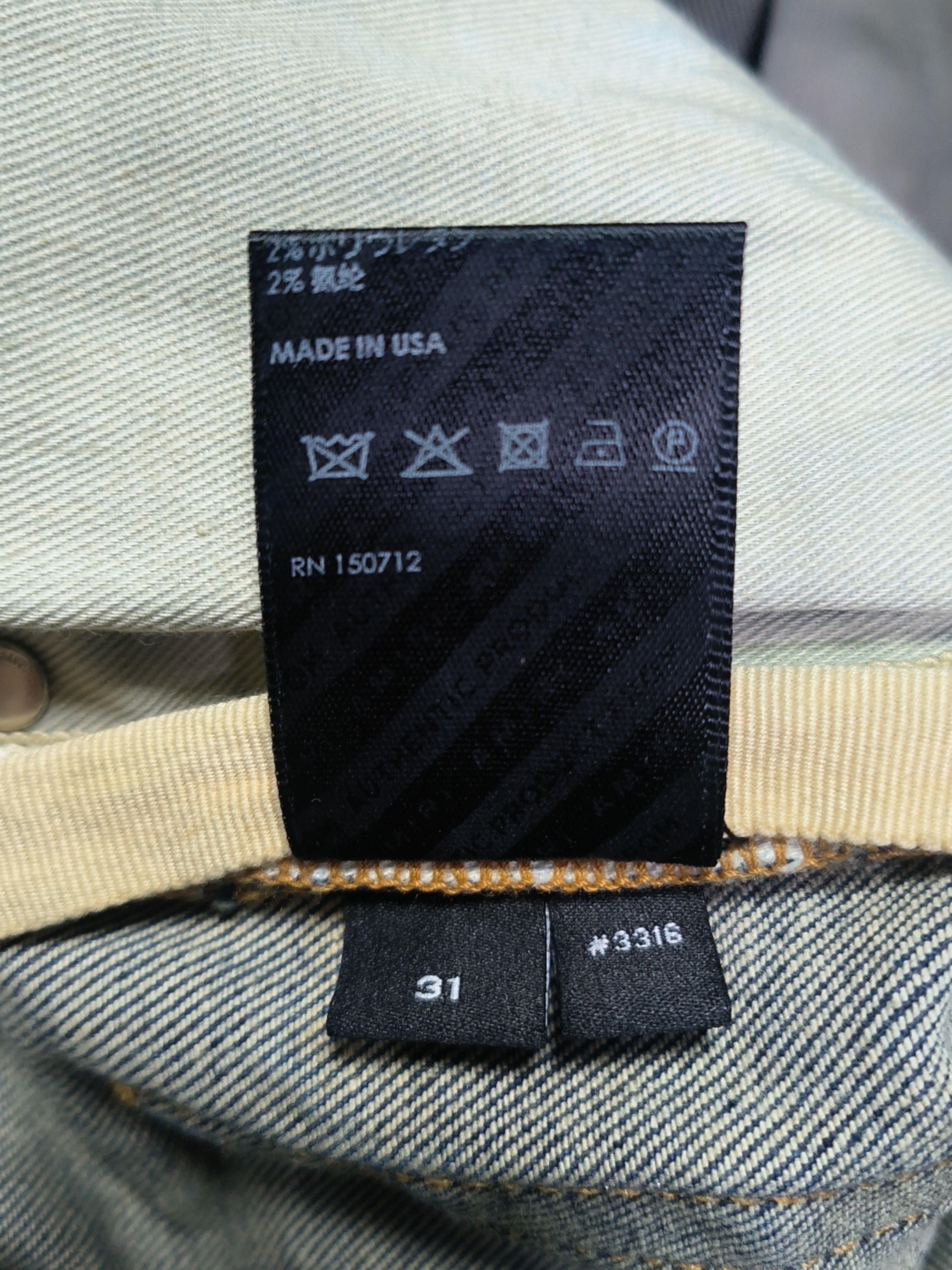 Amiri AMIRI Bandana Patch MX2 Jeans Size 31 Size US 31 - 4 Thumbnail