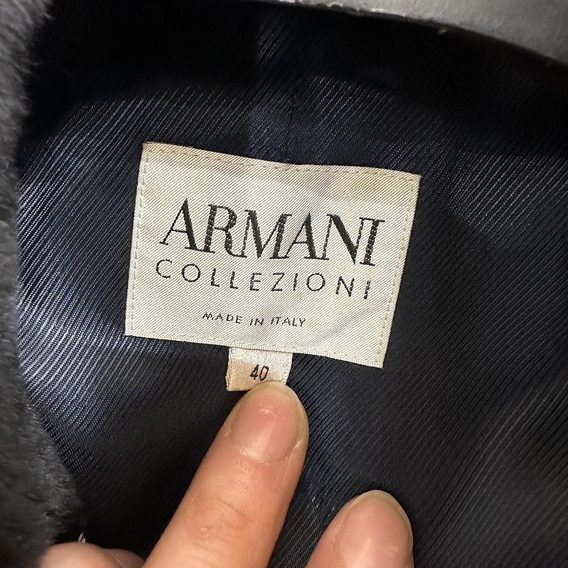 Armani Collezioni Armani Collezioni Fur Trim Wool Blend Coat Size 40 Size S / US 4 / IT 40 - 3 Thumbnail