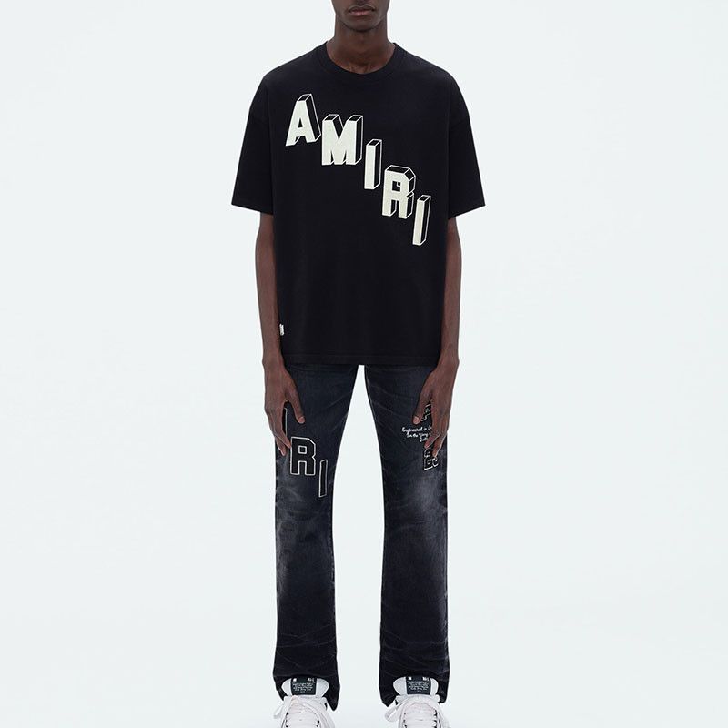 Amiri Amiri Logo Applique Jeans Size 31 Size US 31 - 6 Thumbnail