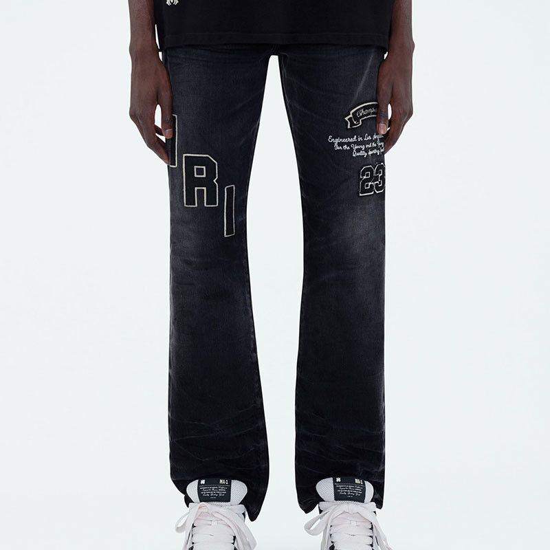 Amiri Amiri Logo Applique Jeans Size 31 Size US 31 - 7 Thumbnail