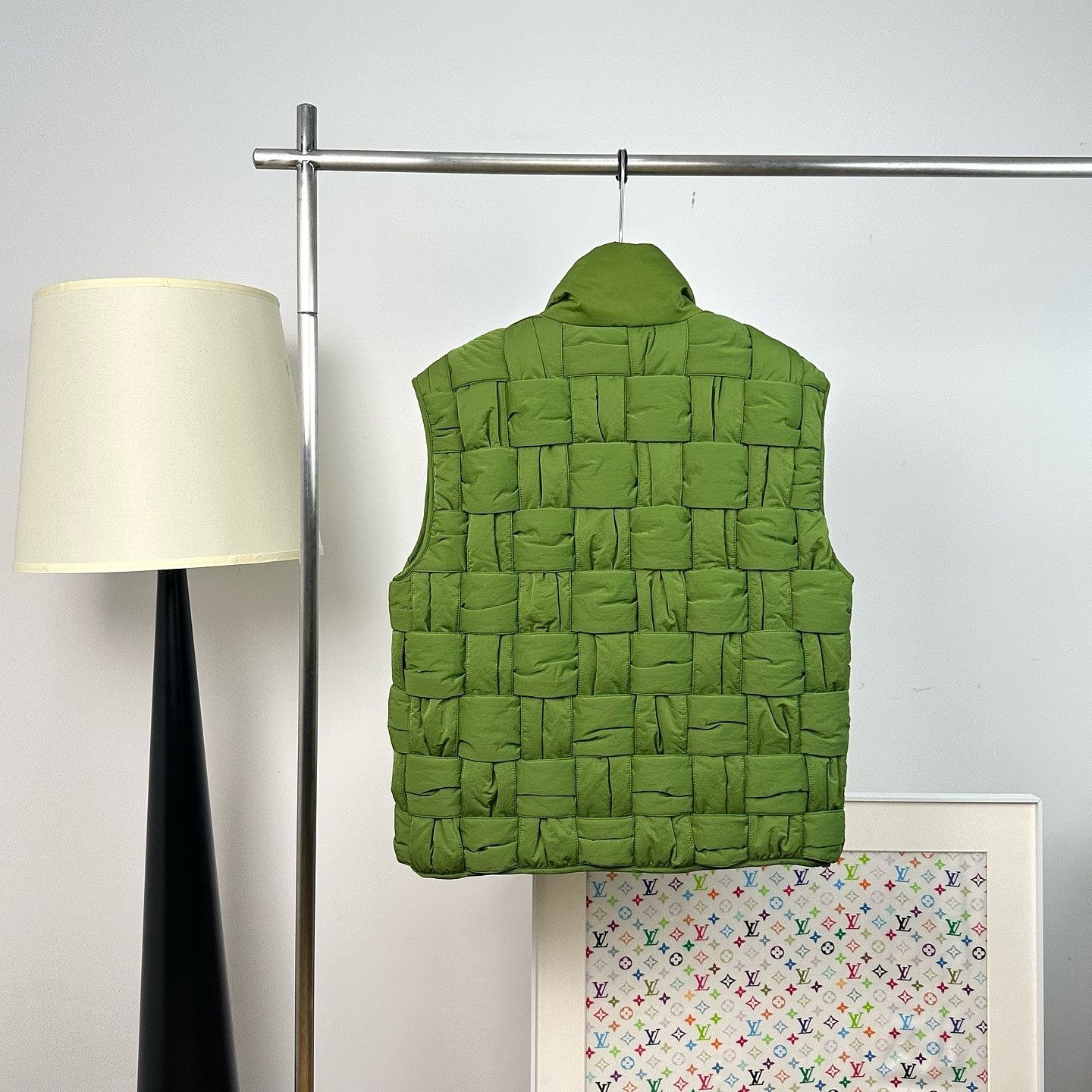 Bottega Veneta Bottega Veneta Woven Padded Vest Green Size L Size US L / EU 52-54 / 3 - 2 Thumbnail