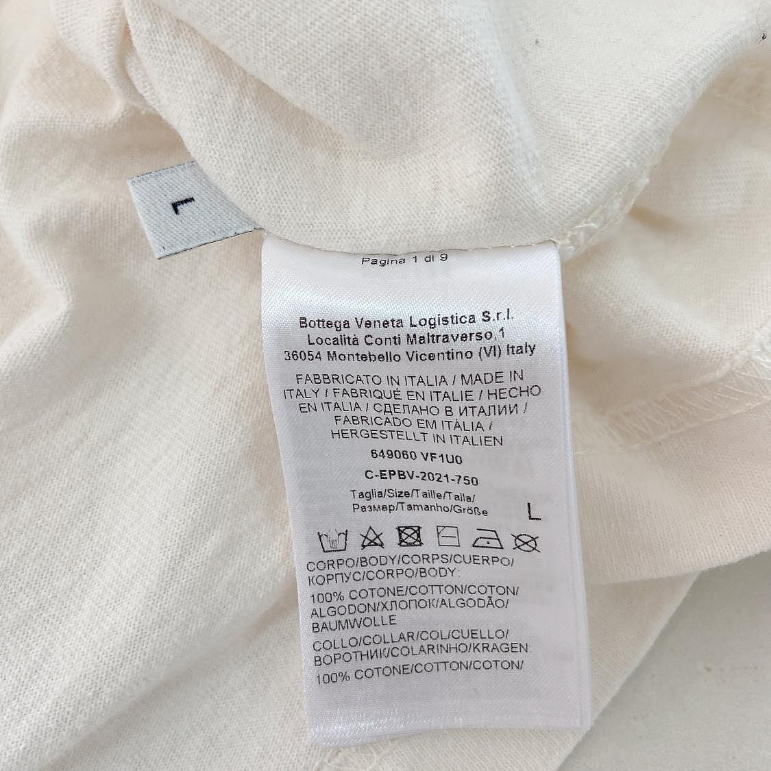 Bottega Veneta Bottega Veneta Logo T-Shirt Size L Size L / US 10 / IT 46 - 4 Thumbnail