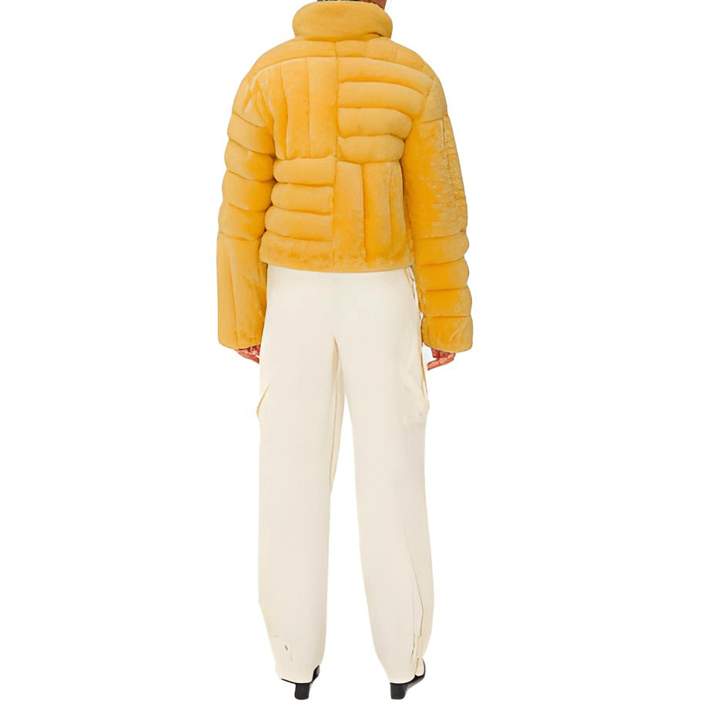 Bottega Veneta Bottega Veneta Yellow Shearling Jacket Size S Size S / US 4 / IT 40 - 8 Thumbnail