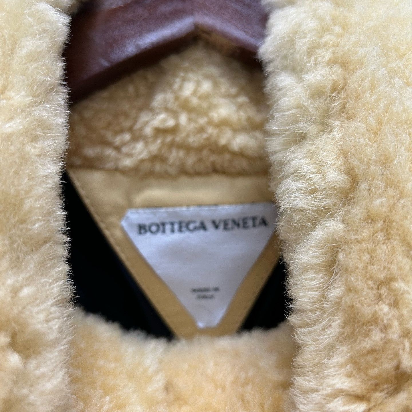 Bottega Veneta Bottega Veneta Yellow Shearling Jacket Size S Size S / US 4 / IT 40 - 3 Thumbnail
