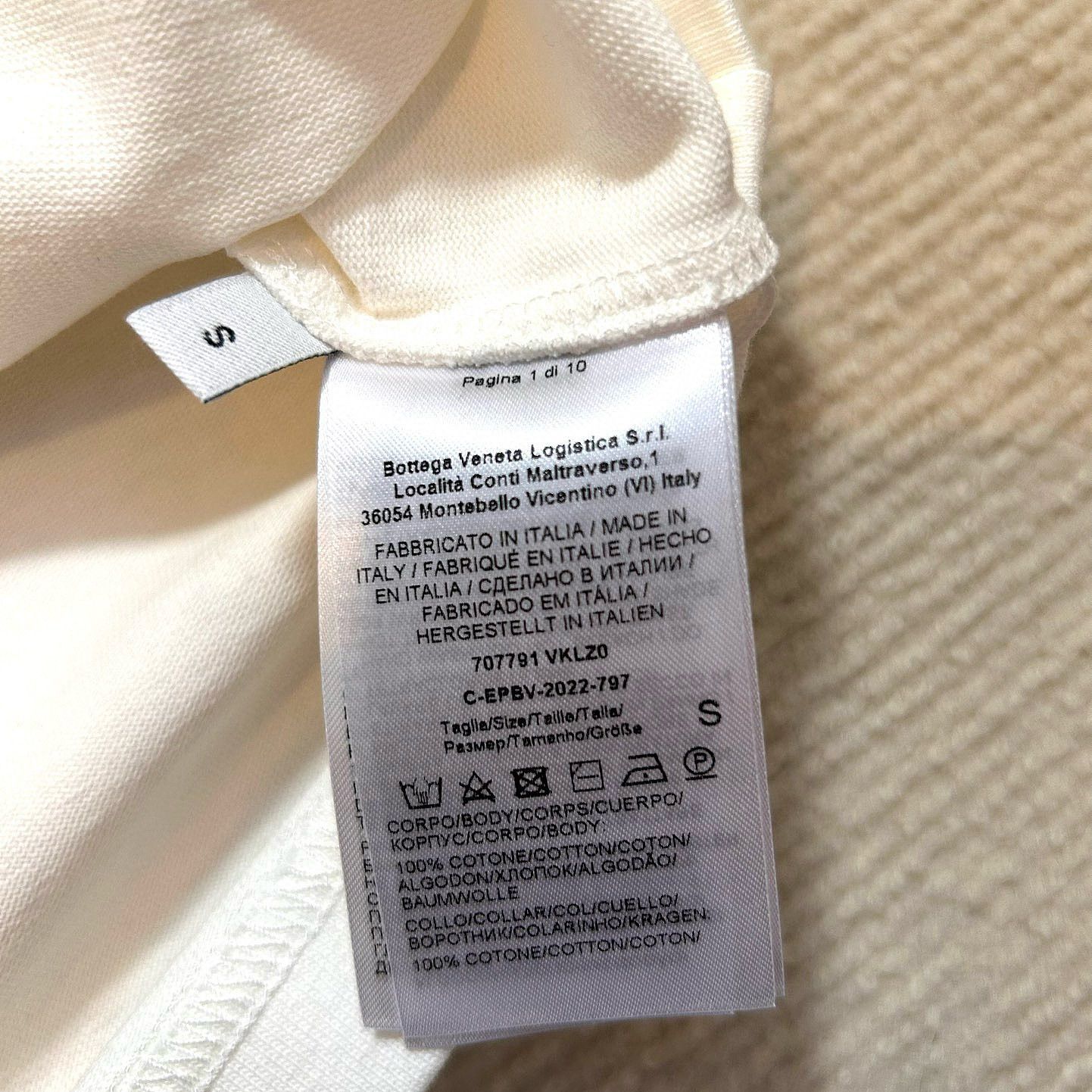 Bottega Veneta Bottega Veneta Cotton Short Sleeve T-Shirt Size S Size S / US 4 / IT 40 - 4 Thumbnail