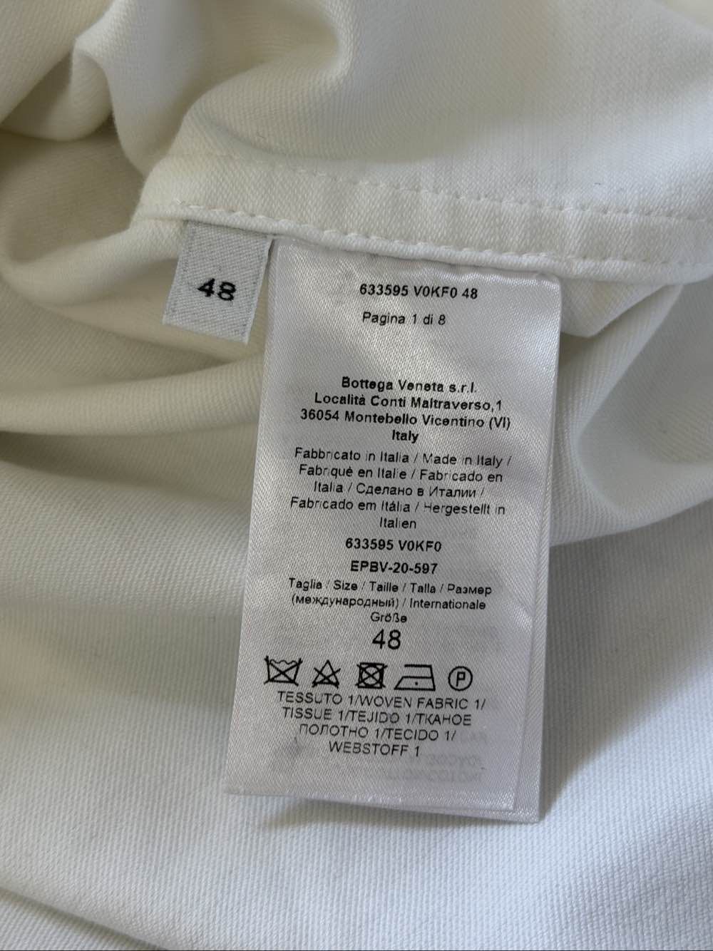 Bottega Veneta Bottega Veneta Studded Button Up Shirt Size M Size US M / EU 48-50 / 2 - 4 Thumbnail