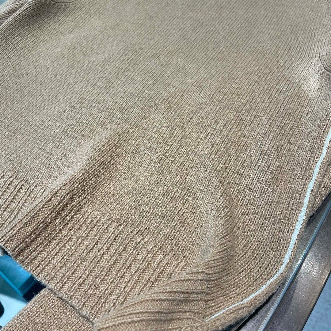 Bottega Veneta Bottega Veneta Intrecciato Leather Panel Sweater Size 36 Size XS / US 0-2 / IT 36-38 - 6 Thumbnail