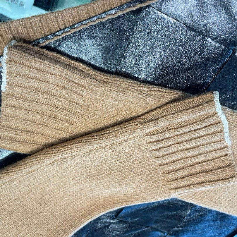 Bottega Veneta Bottega Veneta Intrecciato Leather Panel Sweater Size 36 Size XS / US 0-2 / IT 36-38 - 10 Thumbnail