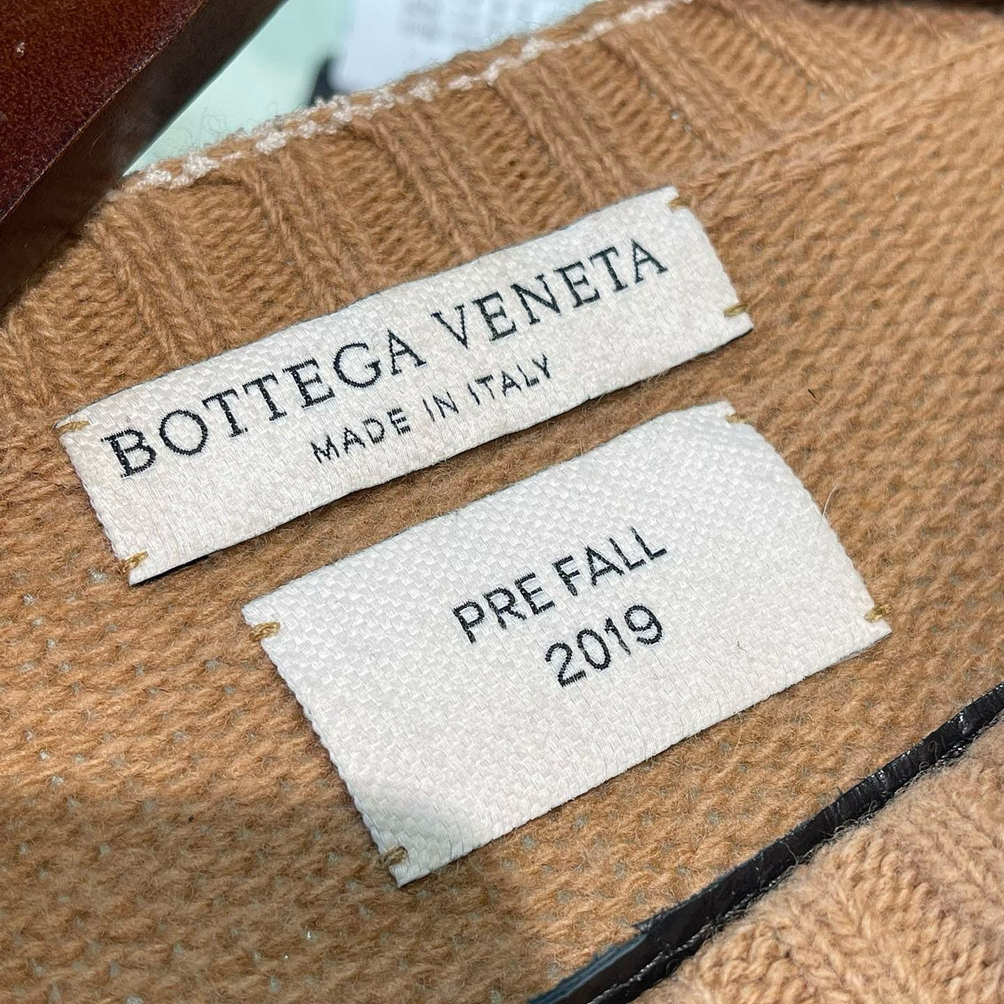 Bottega Veneta Bottega Veneta Intrecciato Leather Panel Sweater Size 36 Size XS / US 0-2 / IT 36-38 - 3 Thumbnail