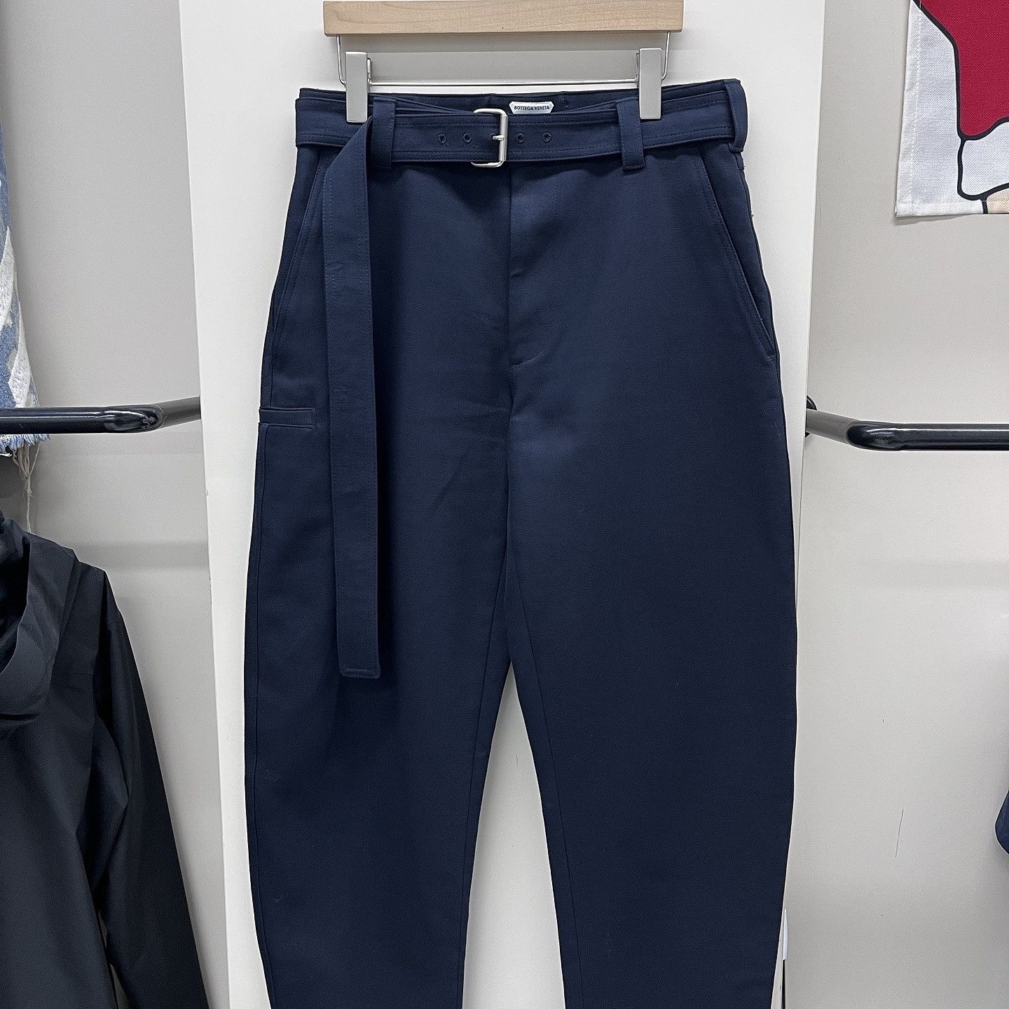 Bottega Veneta Bottega Veneta Belted Cotton Pants Size 40 Size 27" / US 4 / IT 40 - 5 Thumbnail