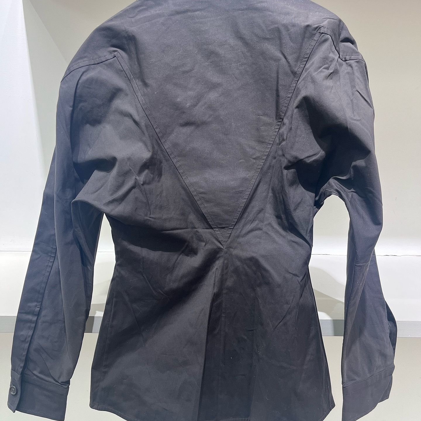 Bottega Veneta Bottega Veneta Geometric Detail Button Up Shirt Size 38 Size XS / US 0-2 / IT 36-38 - 2 Thumbnail
