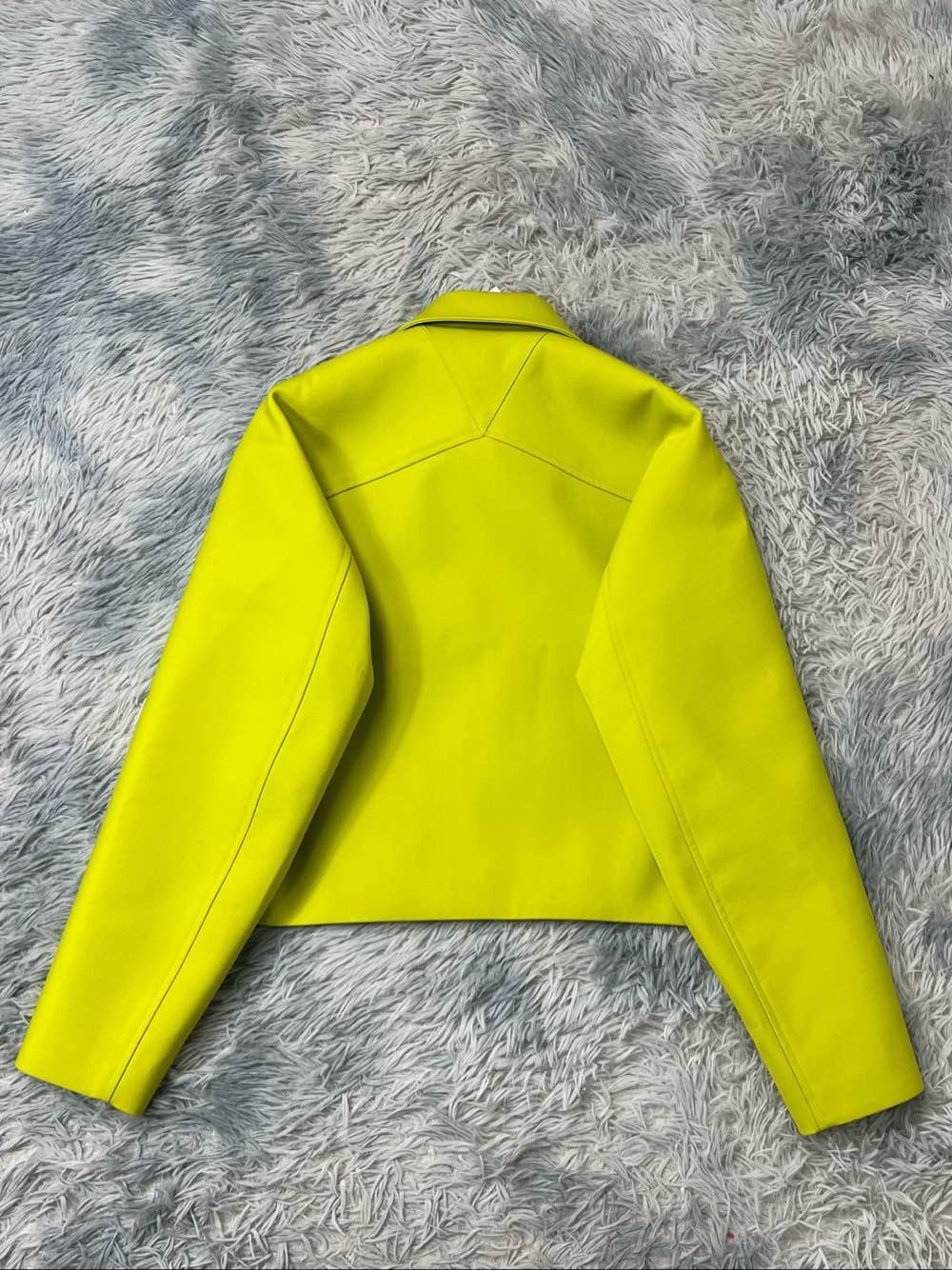 Bottega Veneta Bottega Veneta Green Wool Zip Jacket US S / EU 44-46 / 1 Size US S / EU 44-46 / 1 - 2 Thumbnail
