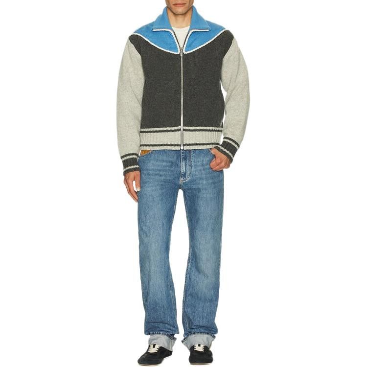 Bottega Veneta Bottega Veneta Colorblock Zip-Up Knit Size L Size US L / EU 52-54 / 3 - 5 Thumbnail
