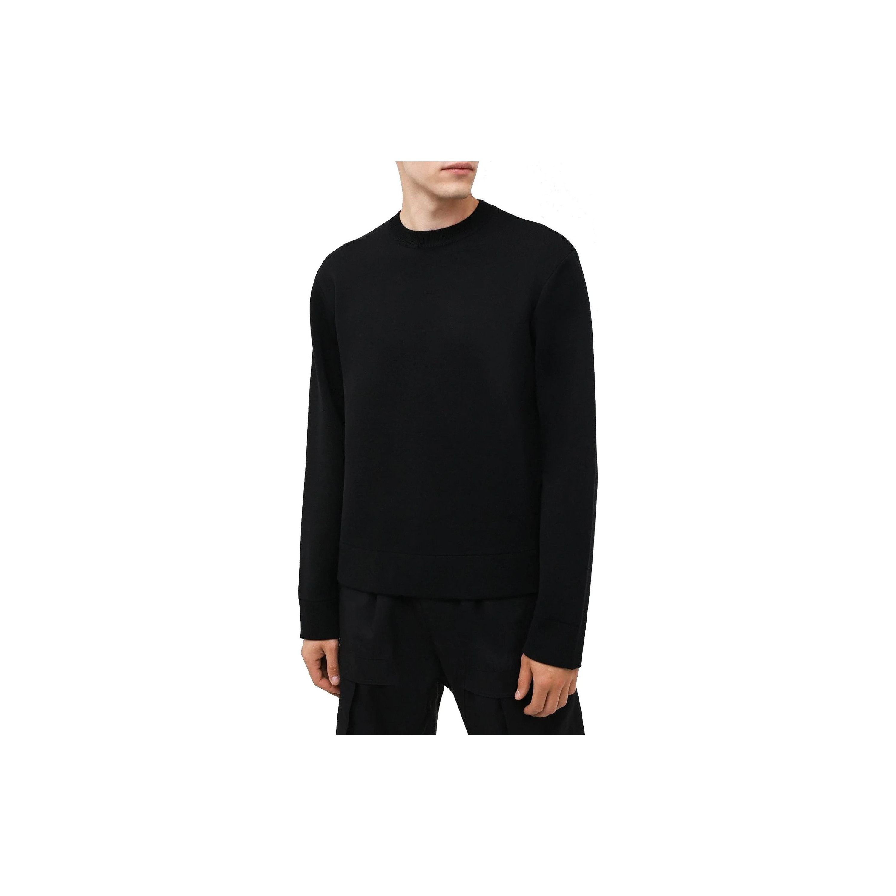 Bottega Veneta Bottega Veneta Black Wool Blend Crewneck Sweatshirt Size M Size US M / EU 48-50 / 2 - 7 Thumbnail