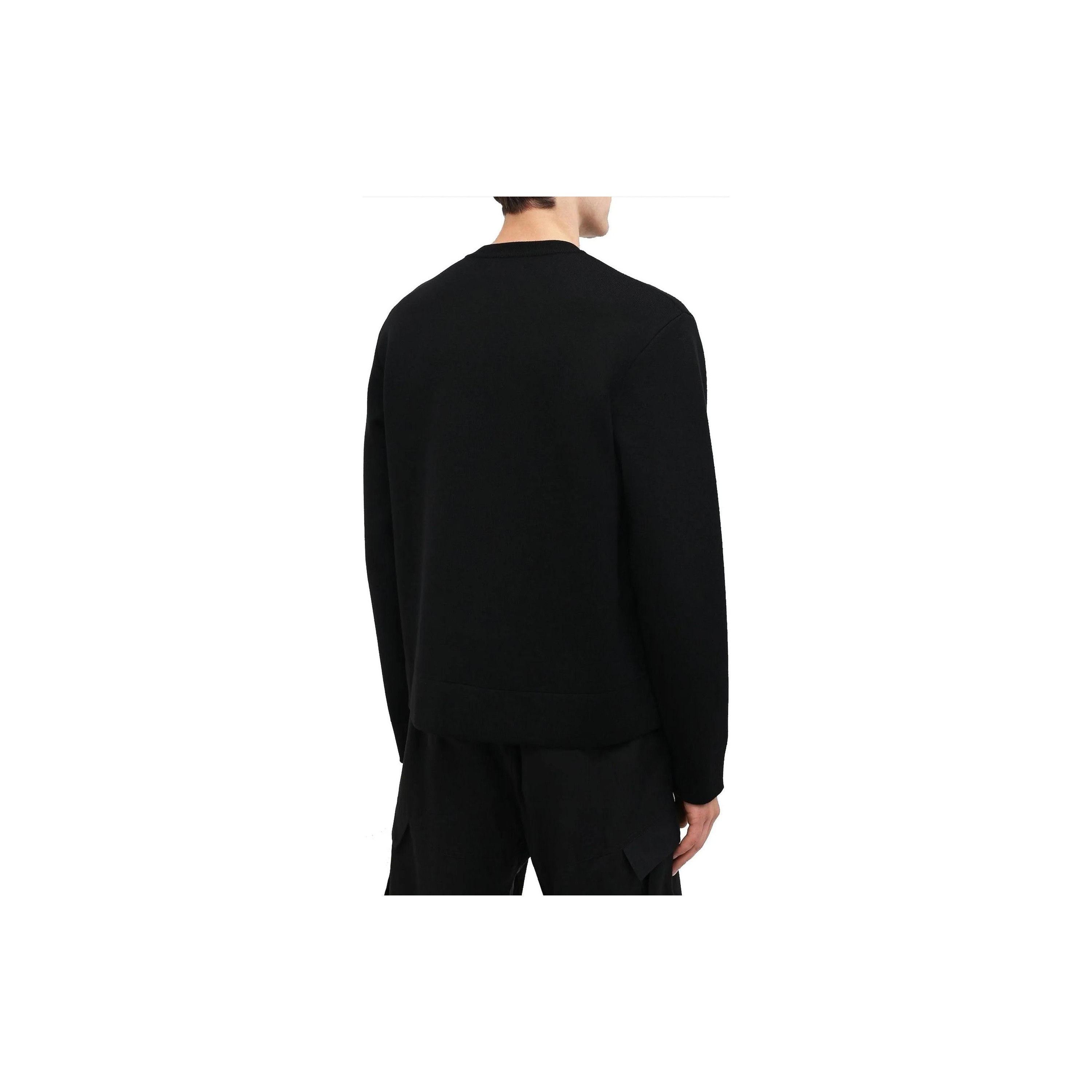 Bottega Veneta Bottega Veneta Black Wool Blend Crewneck Sweatshirt Size M Size US M / EU 48-50 / 2 - 8 Thumbnail