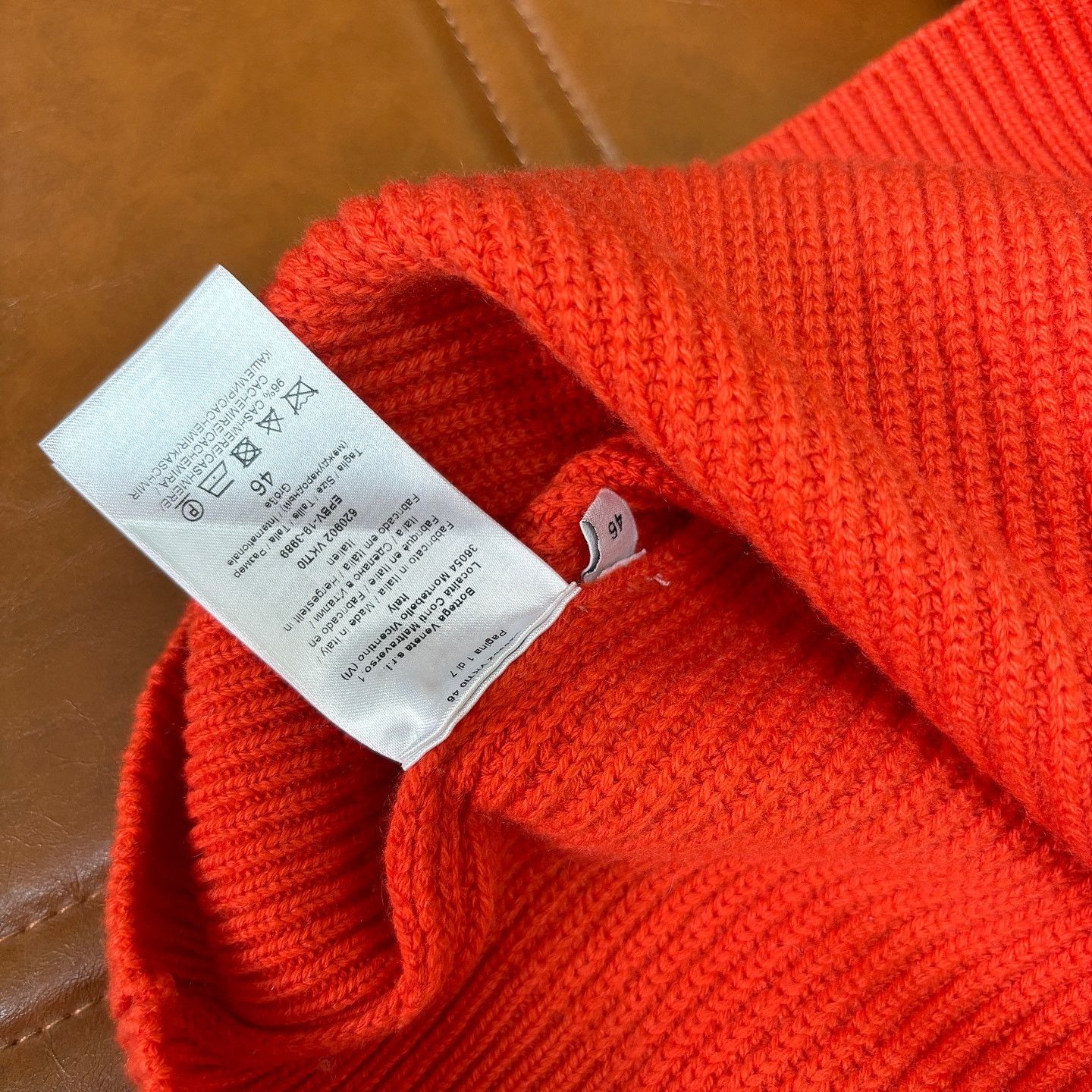 Bottega Veneta Bottega Veneta Ribbed Cashmere Sweater Size S Size US S / EU 44-46 / 1 - 4 Thumbnail