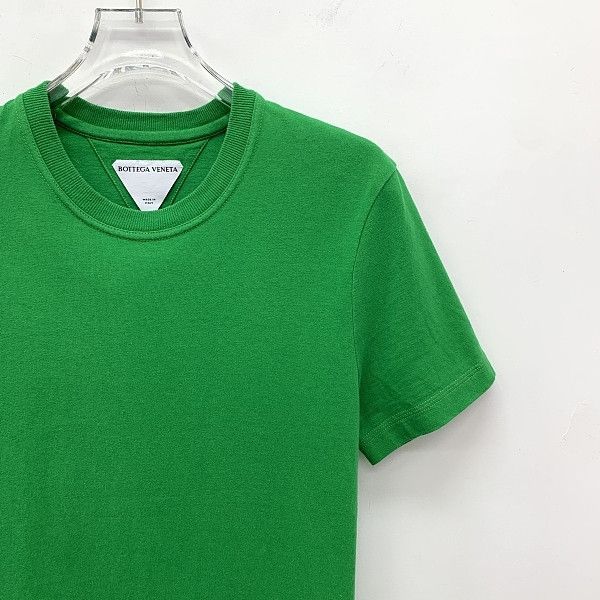 Bottega Veneta Bottega Veneta Green Cotton Logo T-Shirt Size XS Size XS / US 0-2 / IT 36-38 - 5 Thumbnail