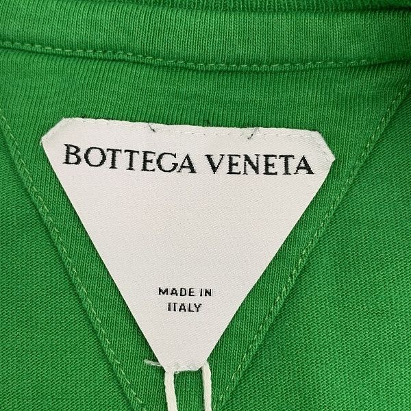 Bottega Veneta Bottega Veneta Green Cotton Logo T-Shirt Size XS Size XS / US 0-2 / IT 36-38 - 3 Thumbnail