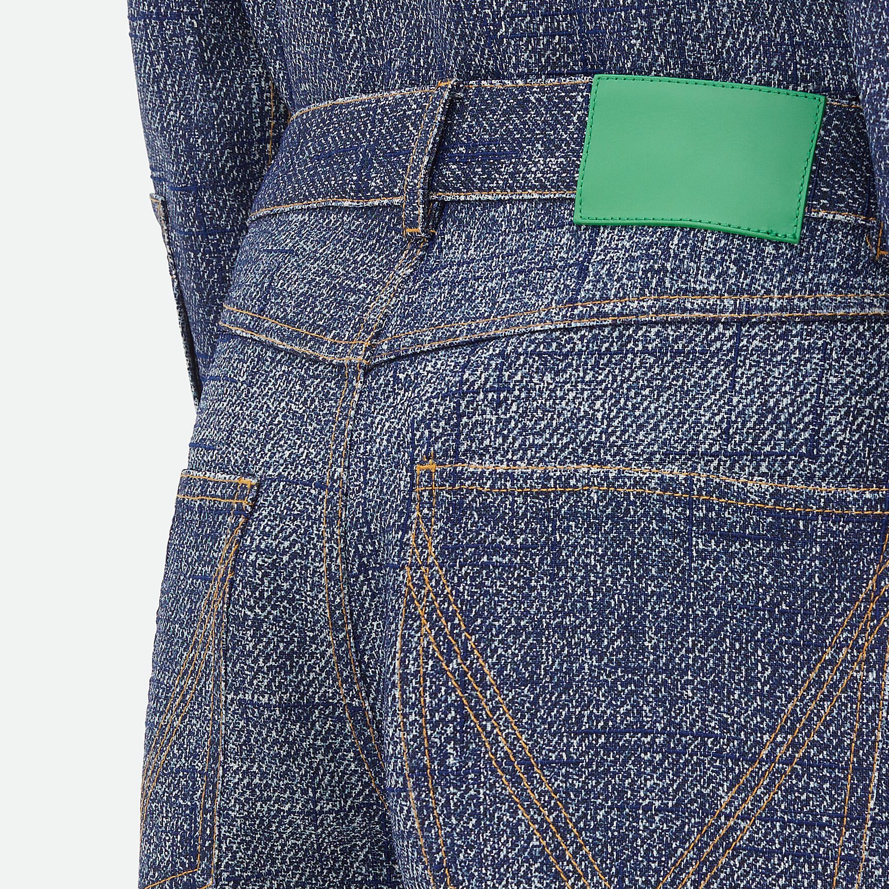 Bottega Veneta Bottega Veneta Textured Straight Jeans Size 38 Size 26" / US 2 / IT 38 - 8 Thumbnail