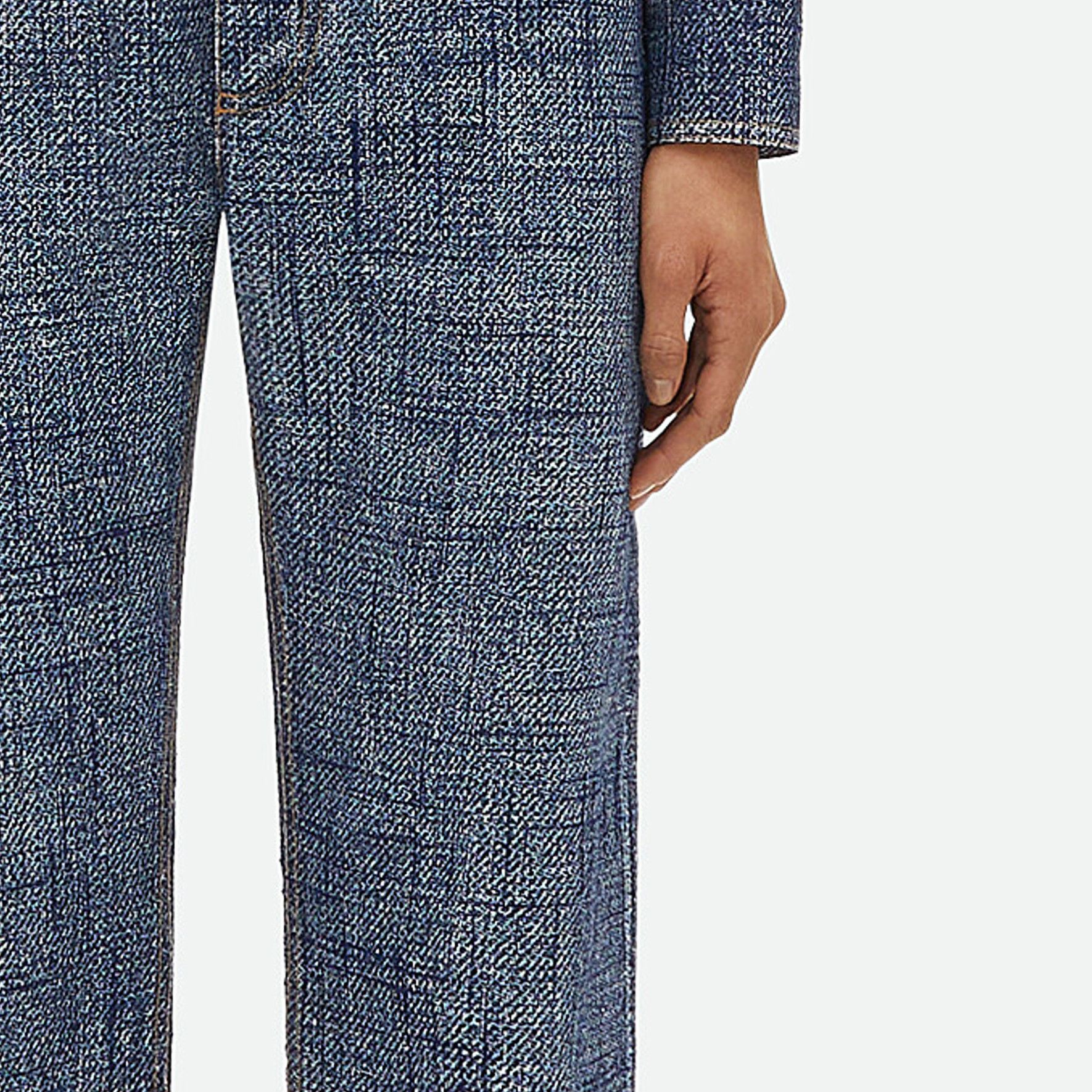 Bottega Veneta Bottega Veneta Textured Straight Jeans Size 38 Size 26" / US 2 / IT 38 - 11 Thumbnail