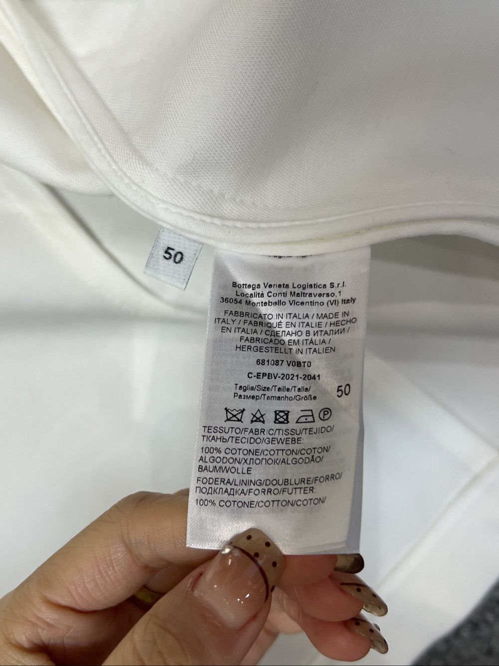 Bottega Veneta Bottega Veneta Canvas Pocket Shirt Size M Size US M / EU 48-50 / 2 - 4 Thumbnail