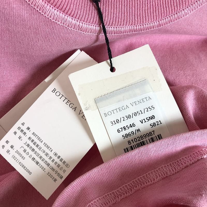 Bottega Veneta Bottega Veneta Pink Short Sleeve T-Shirt Size M Size M / US 6-8 / IT 42-44 - 7 Thumbnail