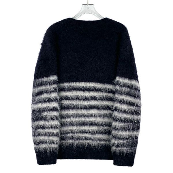 Bottega Veneta Bottega Veneta Mohair Stripe Cardigan Size L Size L / US 10 / IT 46 - 2 Thumbnail