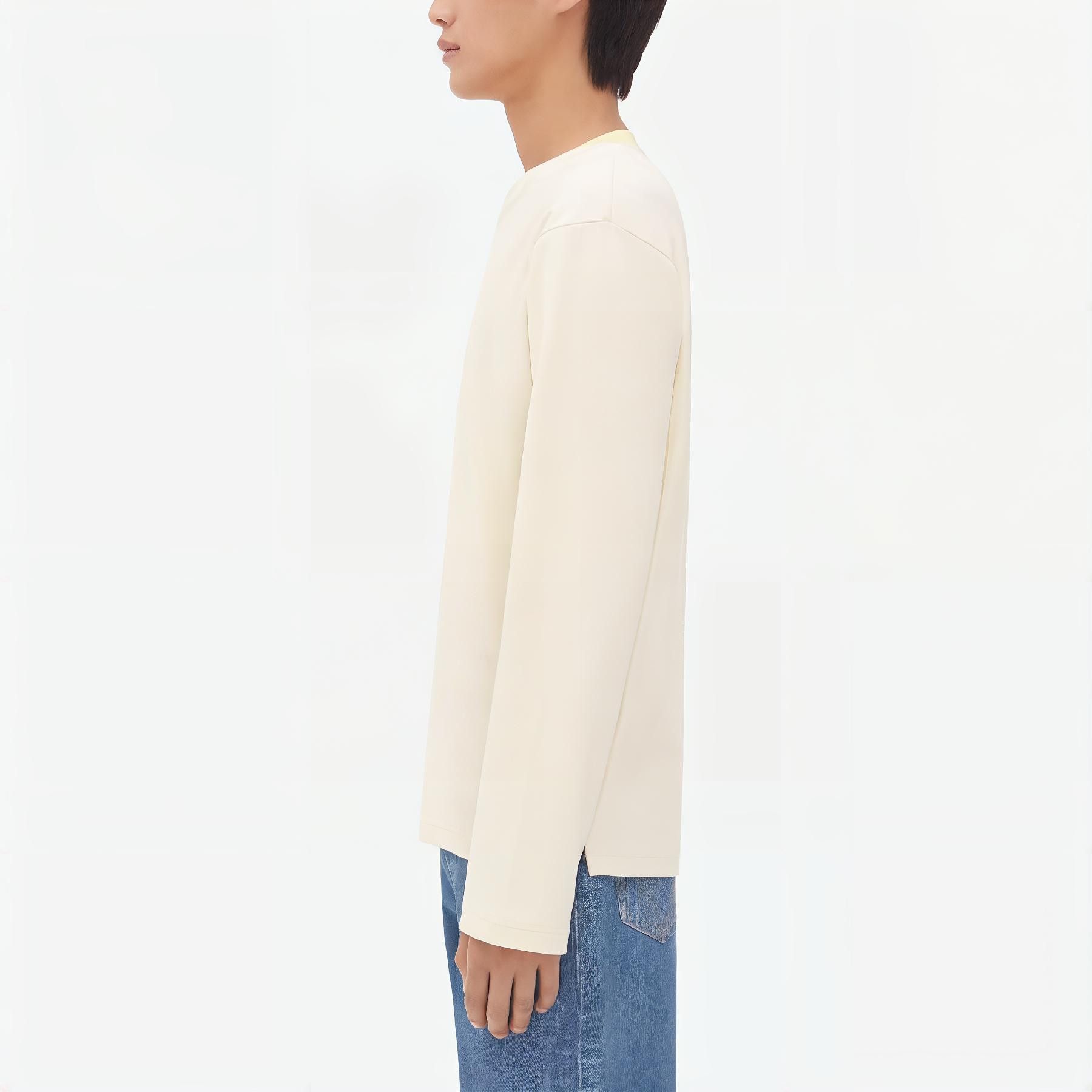 Bottega Veneta Bottega Veneta Jersey Long Sleeve T-Shirt Size L Size US L / EU 52-54 / 3 - 19 Thumbnail