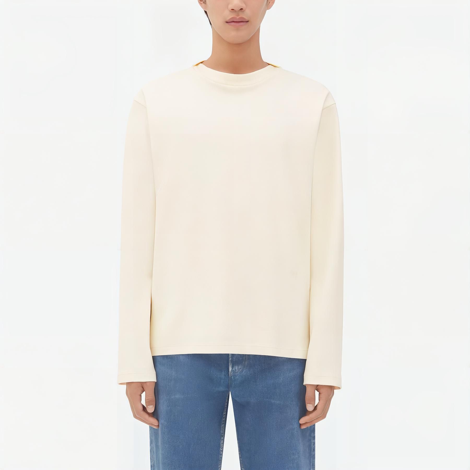Bottega Veneta Bottega Veneta Jersey Long Sleeve T-Shirt Size L Size US L / EU 52-54 / 3 - 17 Thumbnail