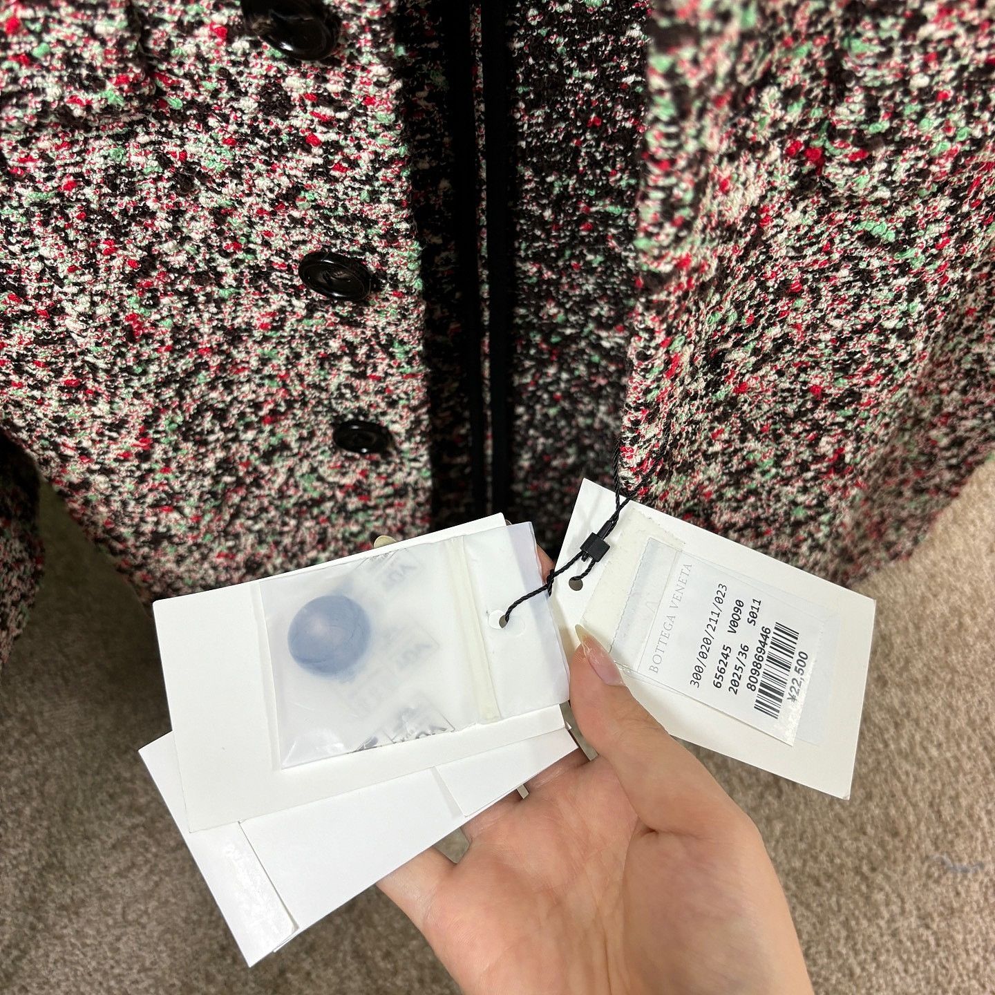 Bottega Veneta Bottega Veneta Boucle Jacket IT 36 Size XS / US 0-2 / IT 36-38 - 5 Thumbnail
