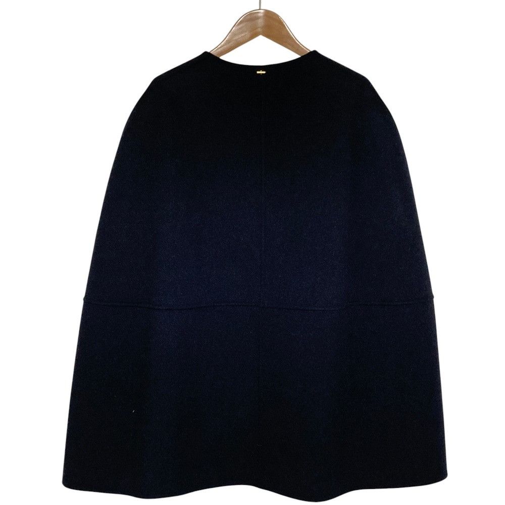 Other Other Drawer Reversible Wool Poncho Coat Textile Outerwear 6522-299-0741 DUTY FREE for USA Size ONE SIZE - 4 Thumbnail