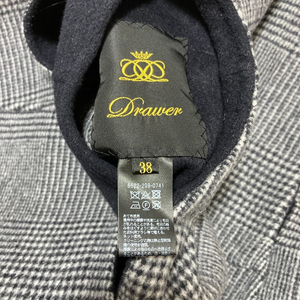 Other Other Drawer Reversible Wool Poncho Coat Textile Outerwear 6522-299-0741 DUTY FREE for USA Size ONE SIZE - 9 Thumbnail