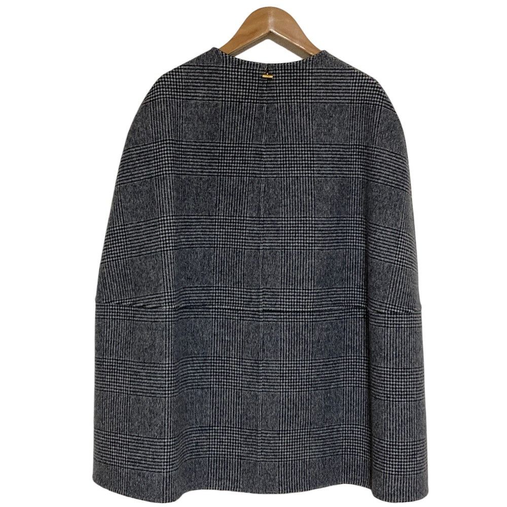 Other Other Drawer Reversible Wool Poncho Coat Textile Outerwear 6522-299-0741 DUTY FREE for USA Size ONE SIZE - 6 Thumbnail