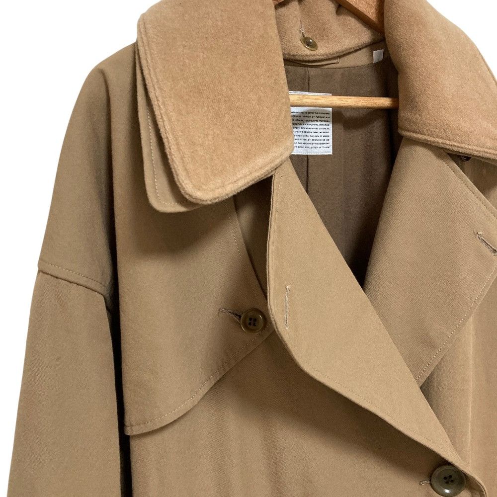 Other Other FILL THE BILL Cotton Wool Long Trench Coat Textile Outerwear 101-182044 DUTY FREE for USA Size ONE SIZE - 3 Thumbnail