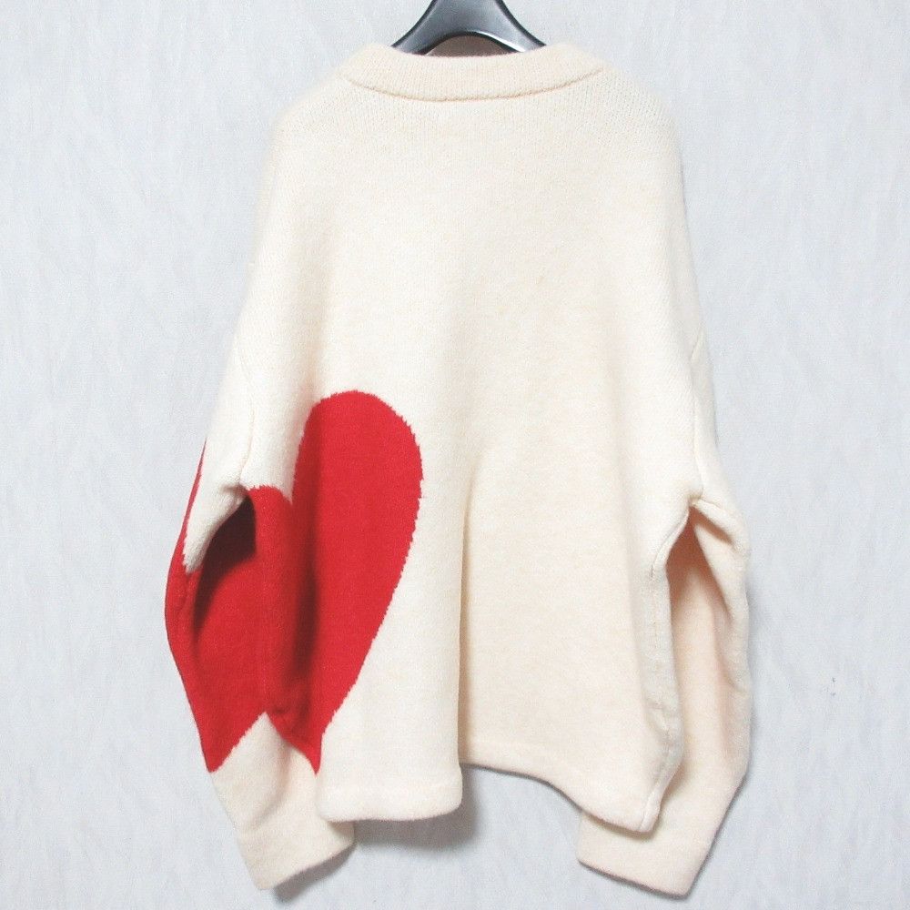 Other Other NKNIT Heart Pattern Knit Sweater Textile Tops NKNIT23AW-N36 DUTY FREE for USA Size ONE SIZE - 2 Thumbnail