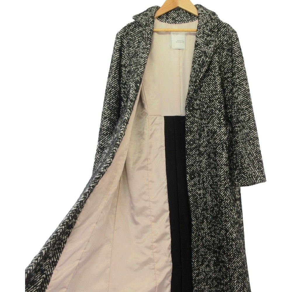 Other Other Her lip to Herringbone Wool Blend Coat Textile Outerwear 1223307066 DUTY FREE for USA Size ONE SIZE - 3 Thumbnail