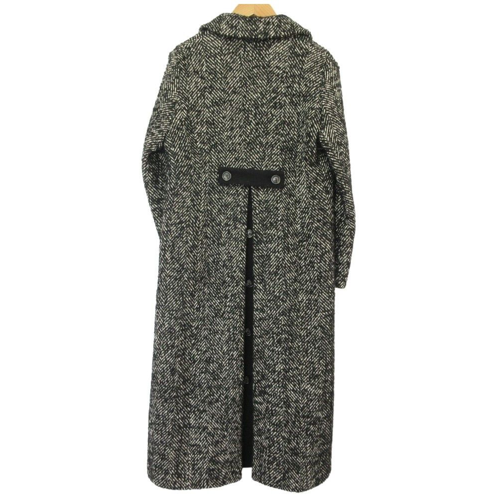 Other Other Her lip to Herringbone Wool Blend Coat Textile Outerwear 1223307066 DUTY FREE for USA Size ONE SIZE - 2 Thumbnail