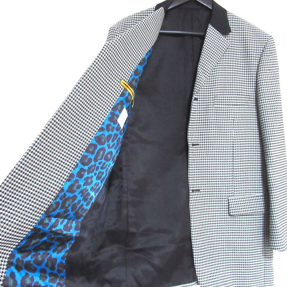 Paul Smith Paul Smith Paul Smith Houndstooth Tailored Jacket Textile Outerwear DUTY FREE for USA Size ONE SIZE - 4 Thumbnail