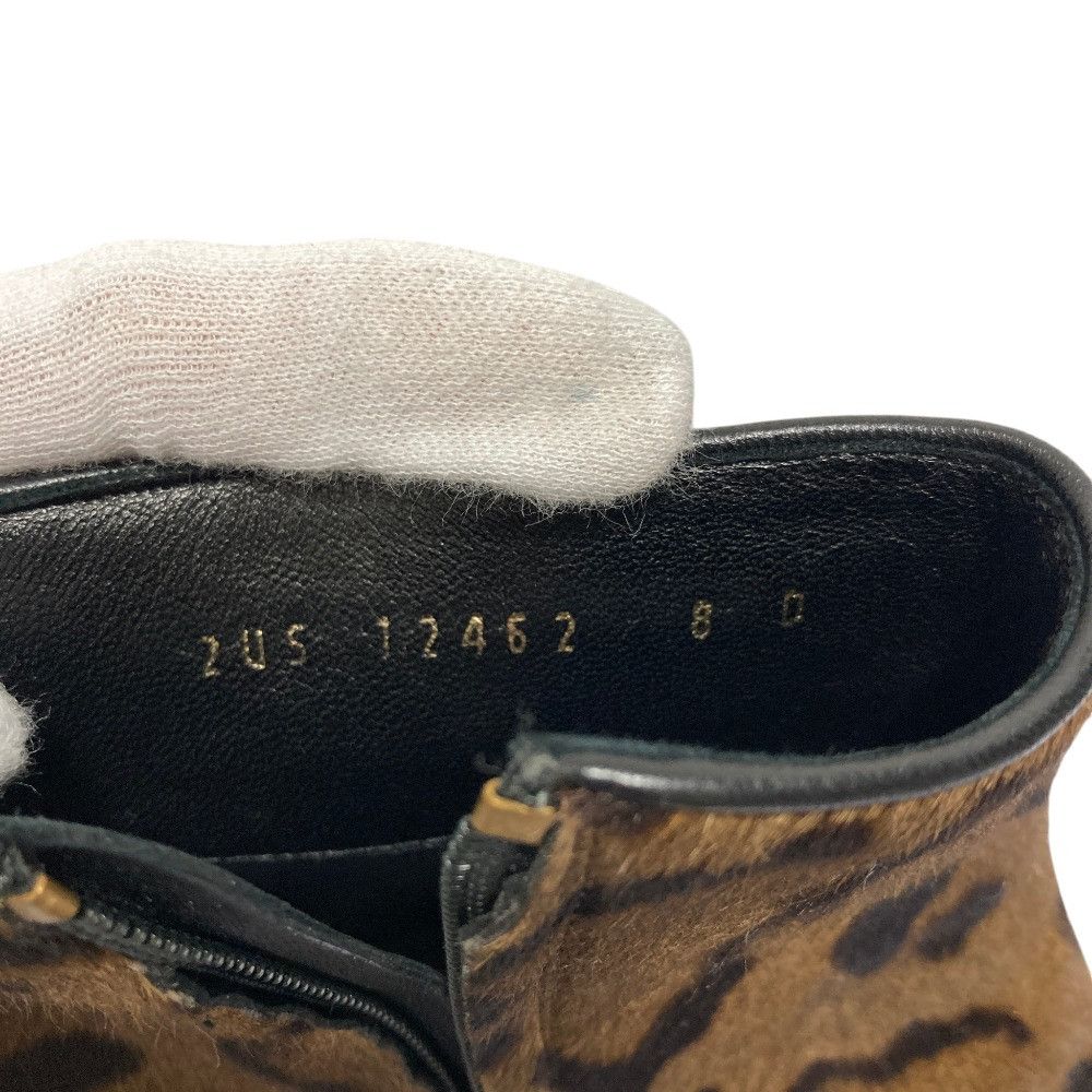 Salvatore Ferragamo Salvatore Ferragamo Salvatore Ferragamo Calf Hair Short Boots Fur Shoes DUTY FREE for USA Size ONE SIZE - 8 Thumbnail